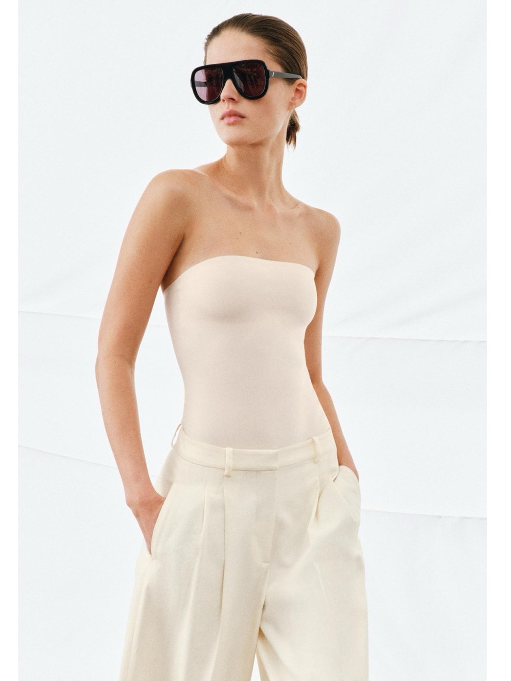 ZARA STRAPLESS BODYSUIT